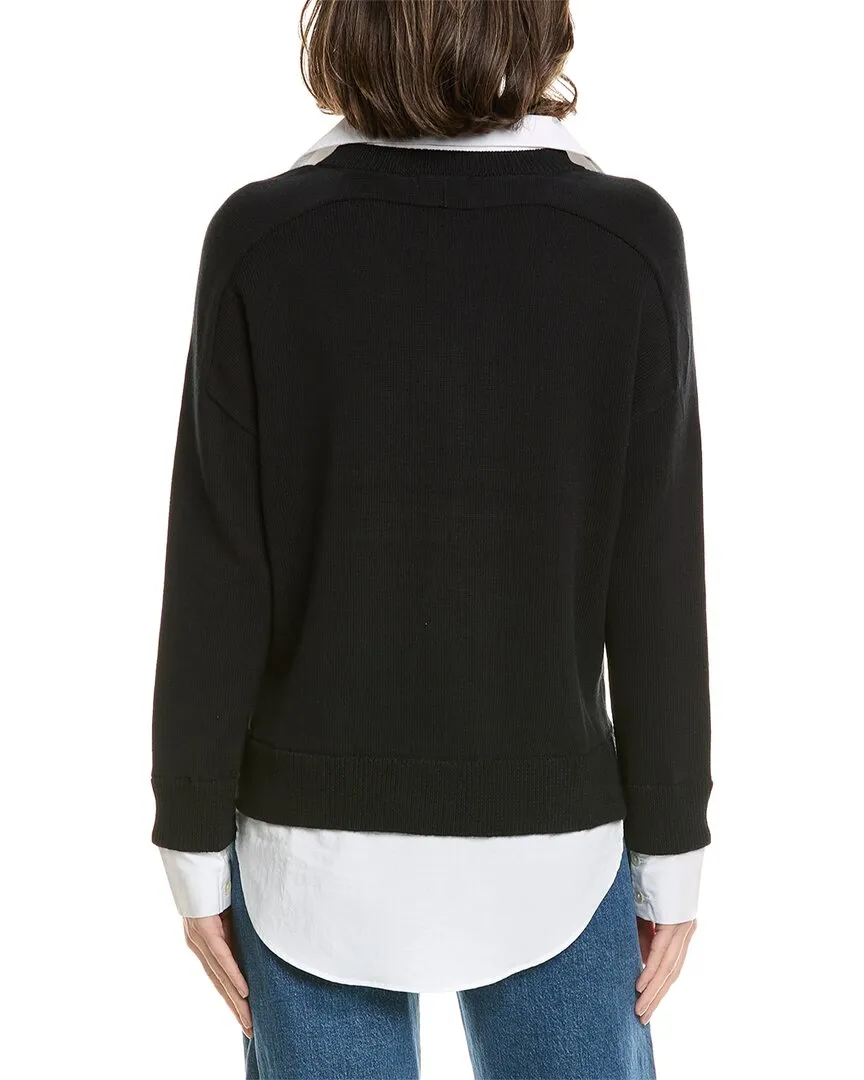 27 Miles Malibu Relaxed Fit Twofer Sweater