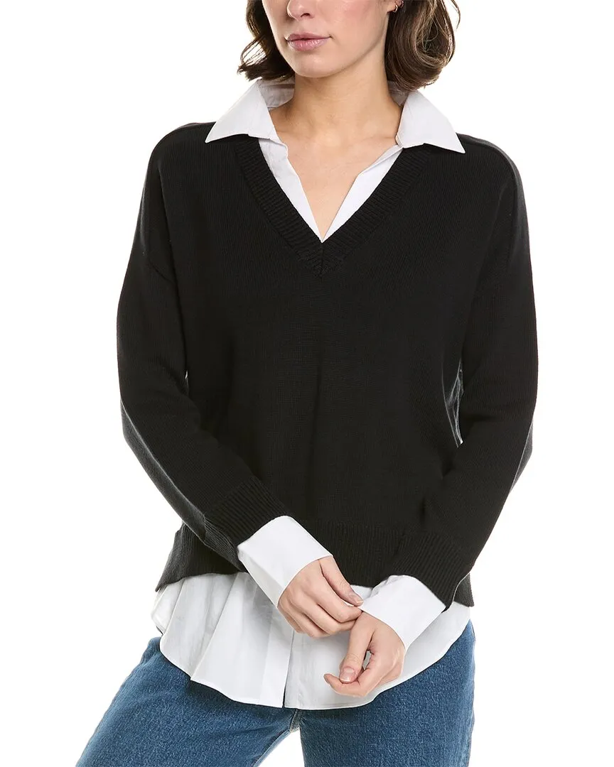 27 Miles Malibu Relaxed Fit Twofer Sweater