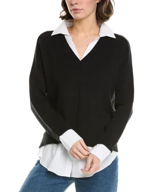 27 Miles Malibu Relaxed Fit Twofer Sweater