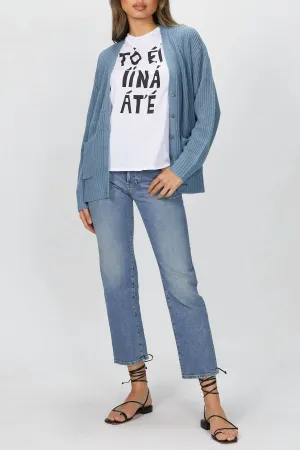 495 Jean In Stone Wash Blue