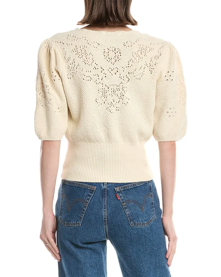 7 For All Mankind Western Pointelle Cardigan