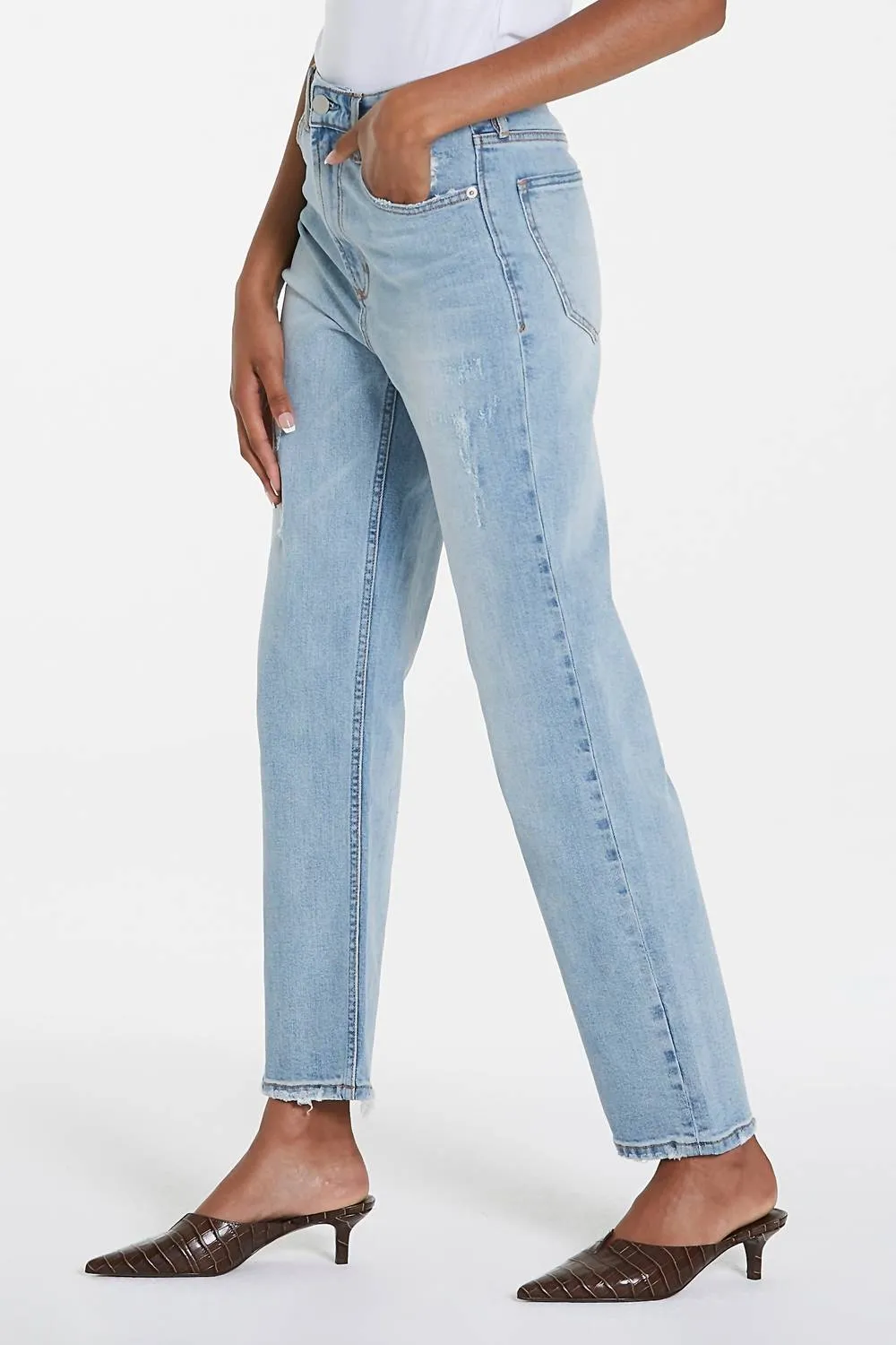 90's Ultra High Rise Denim In Calabasas