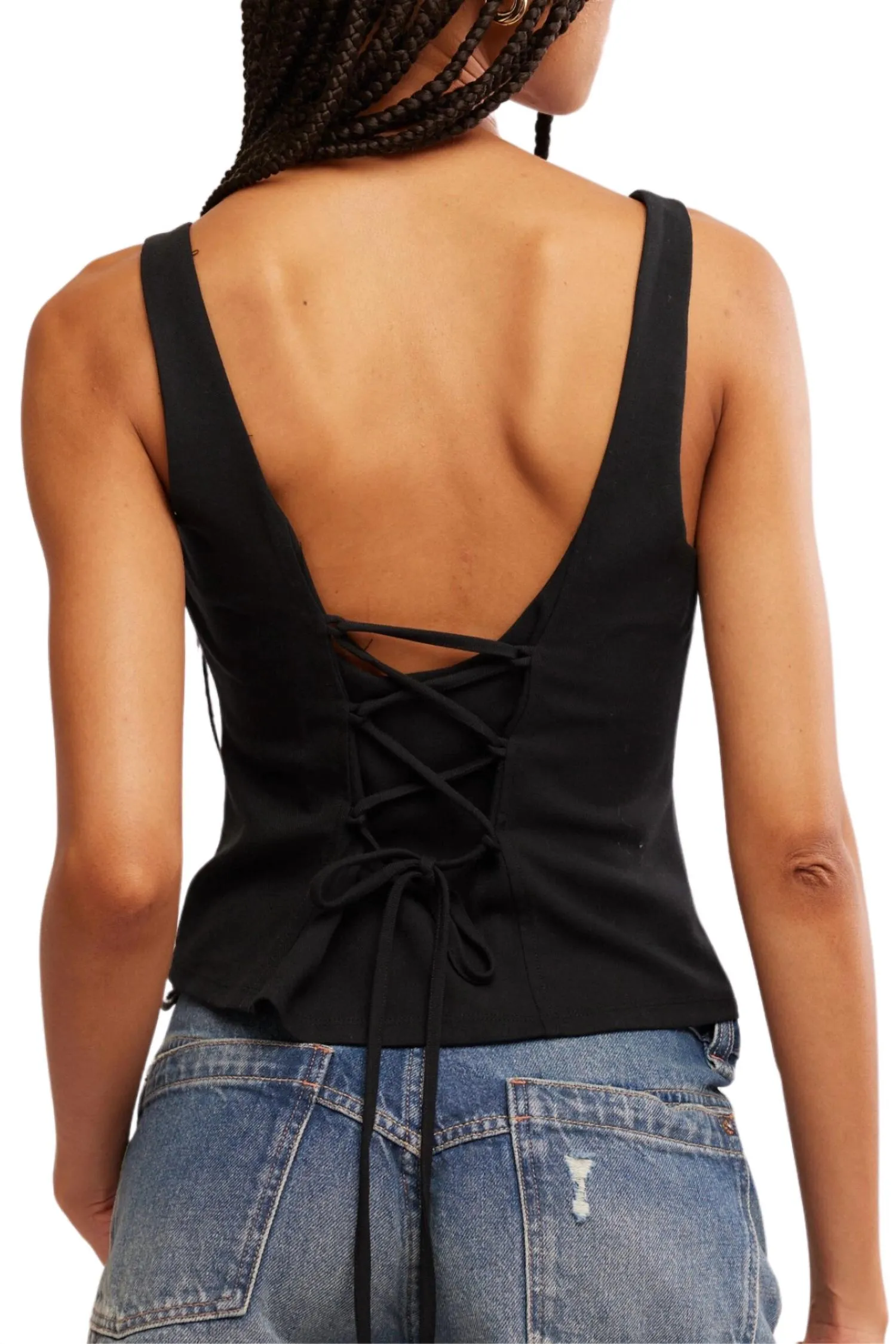 A Moment In Time Vest In Black