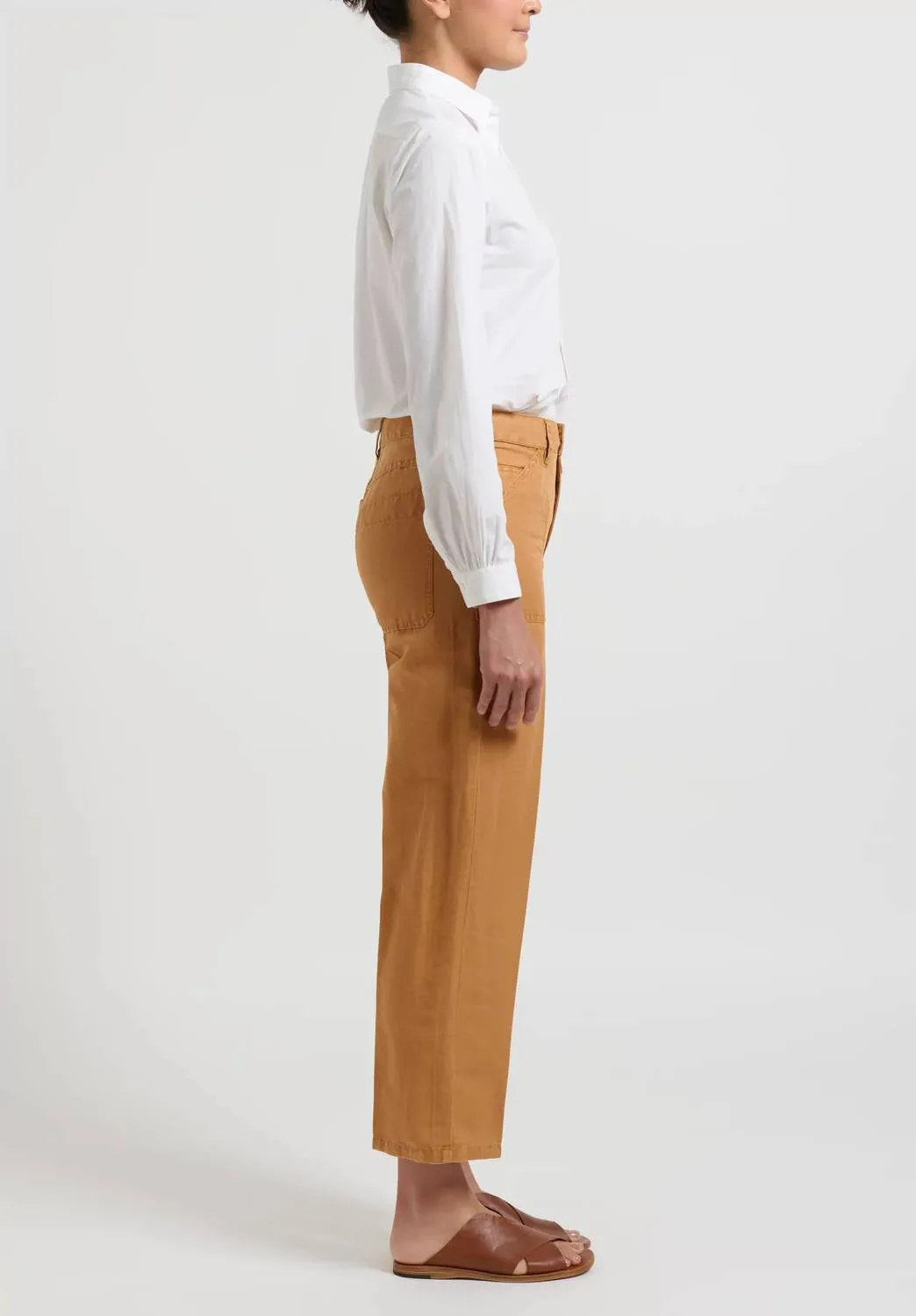 Abe Pants In Gold Earth