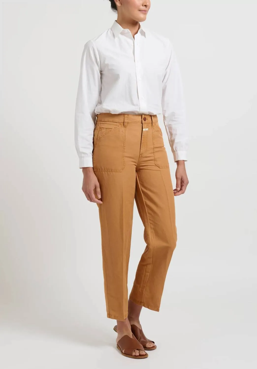 Abe Pants In Gold Earth