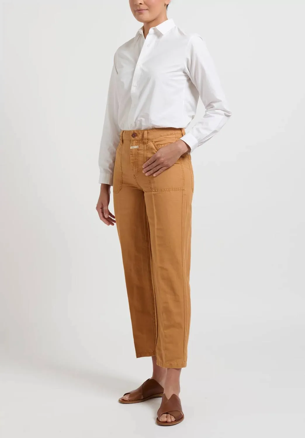 Abe Pants In Gold Earth