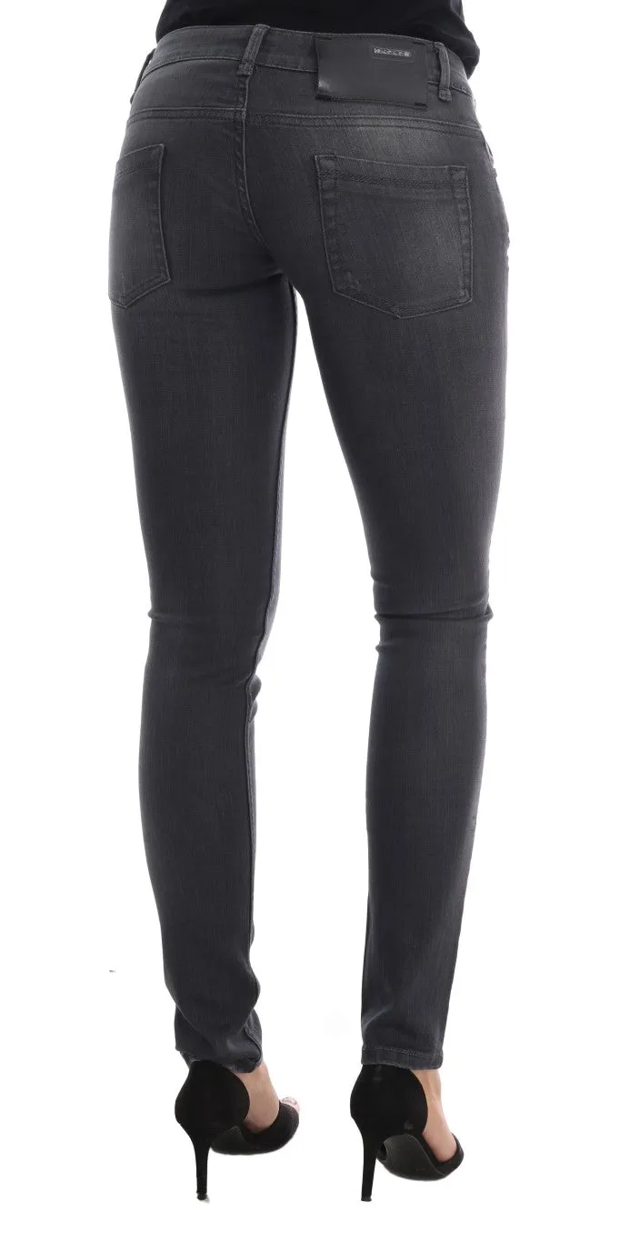 Acht  Cotton Slim Fit blue Women's Jeans