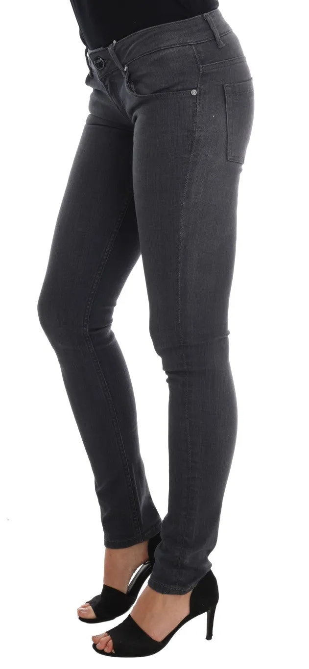 Acht  Cotton Slim Fit blue Women's Jeans