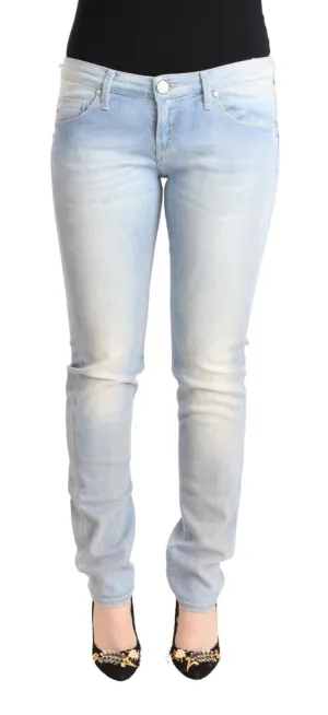 Acht  Washed Cotton Low Waist Skinny  Women's Jeans