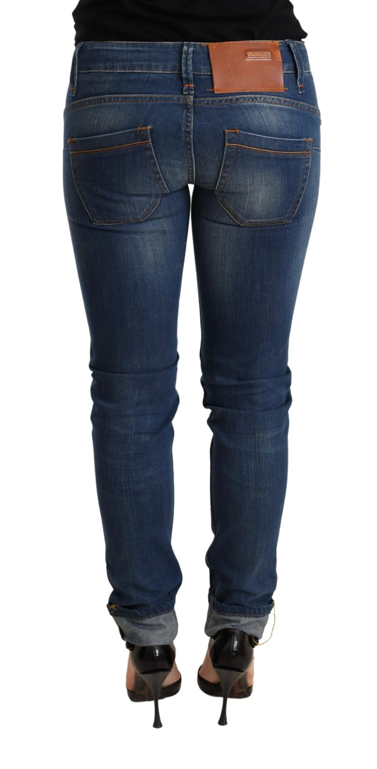 Acht  Washed Low Waist Skinny  Jeans Women's Pant