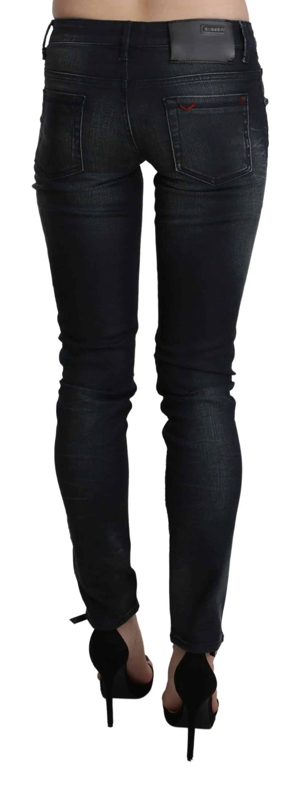 Acht  Washed Low Waist Skinny  Women's Trouser