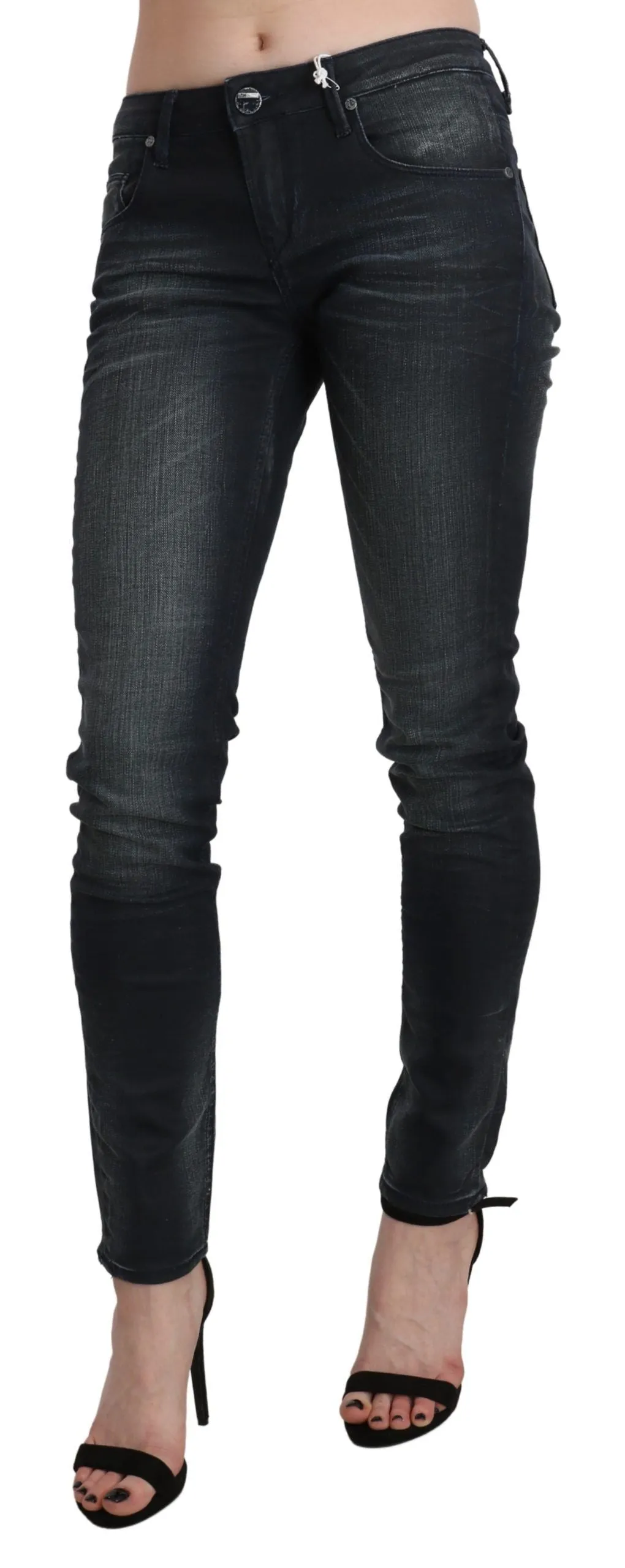 Acht  Washed Low Waist Skinny  Women's Trouser
