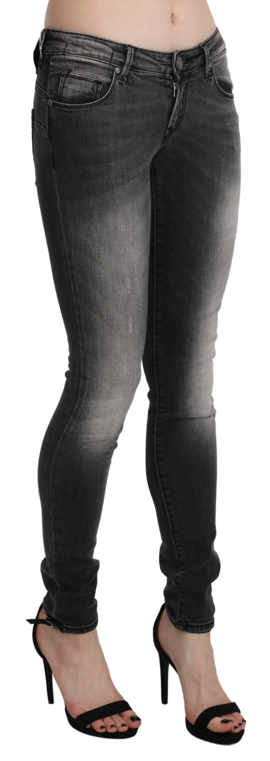 Acht   Washed Skinny Trouser Cotton Women's Jeans
