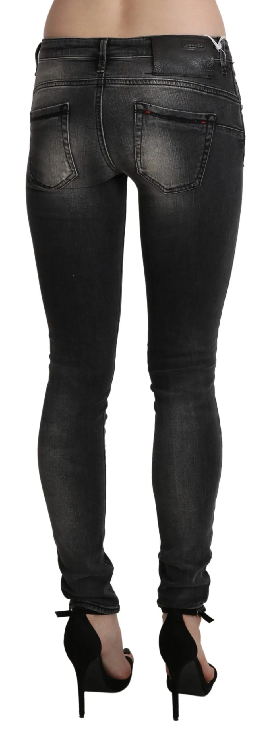 Acht   Washed Skinny Trouser Cotton Women's Jeans