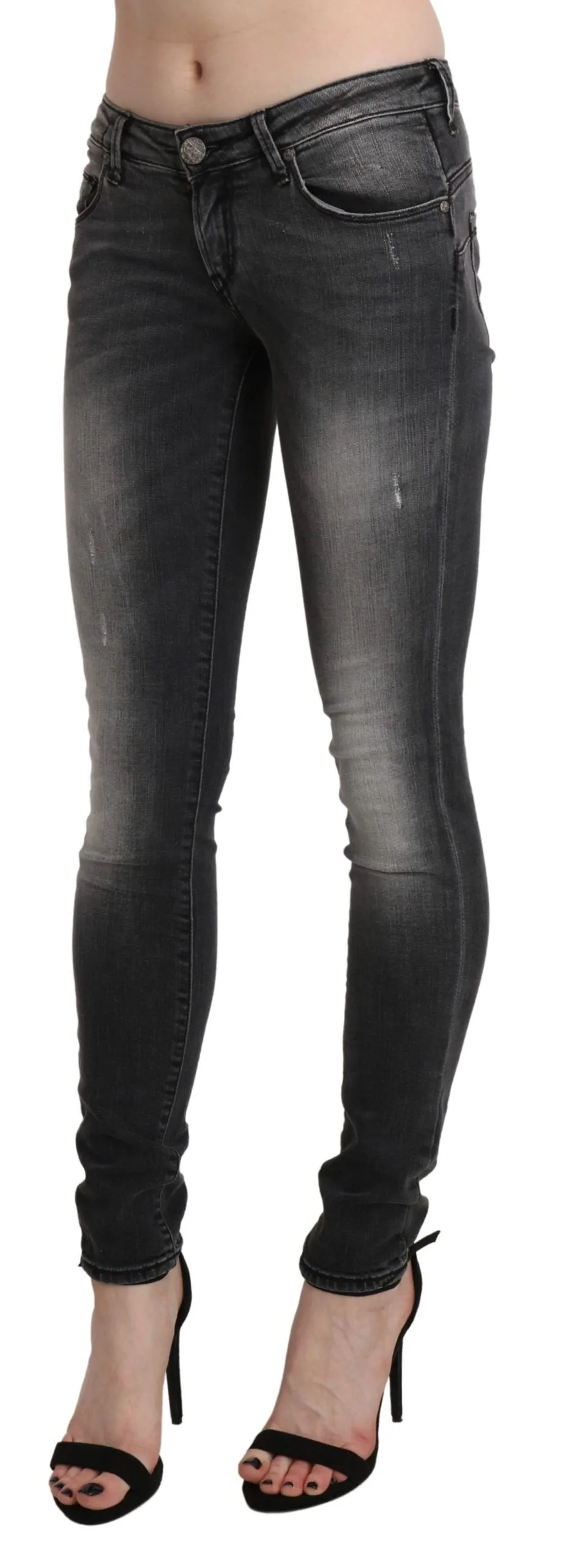 Acht   Washed Skinny Trouser Cotton Women's Jeans