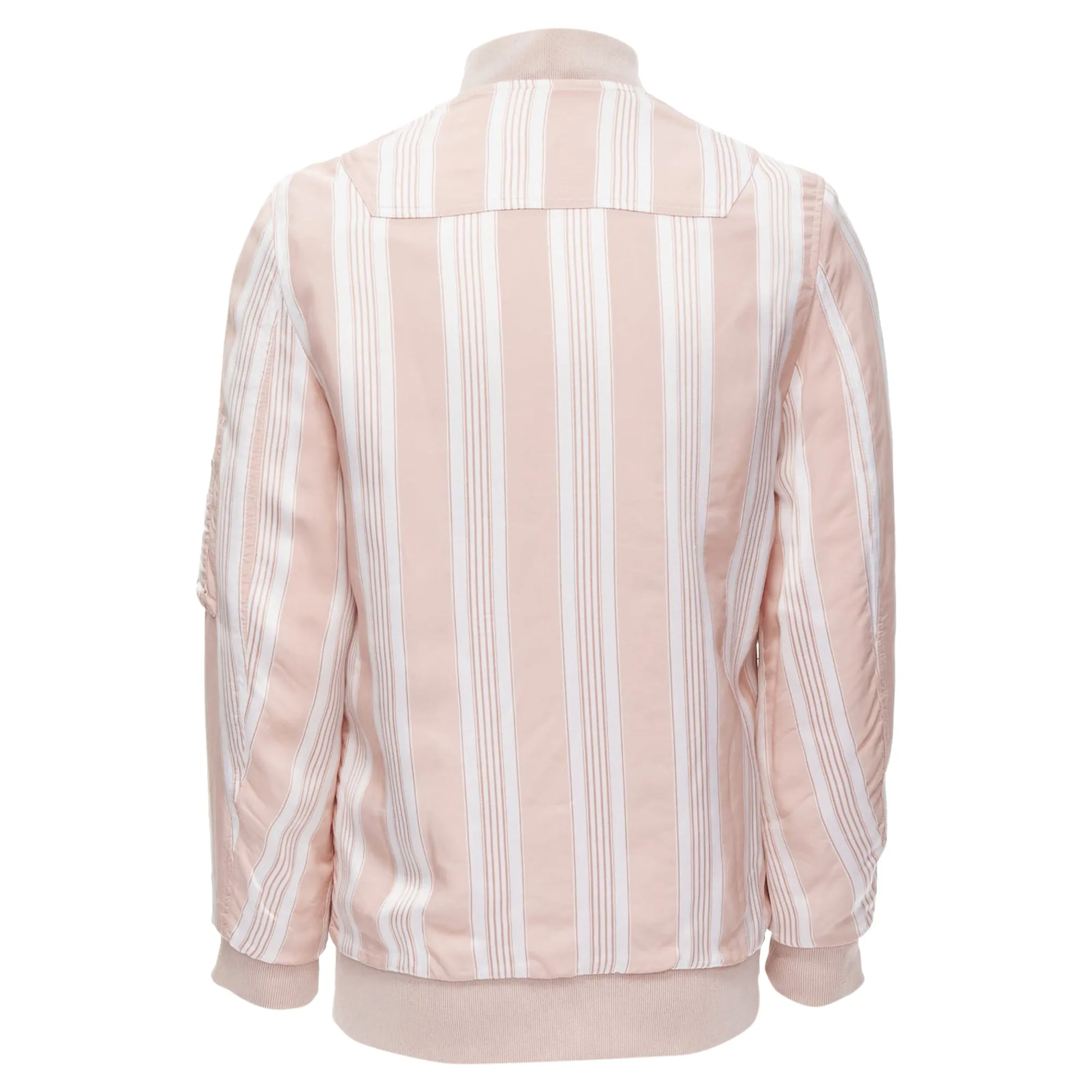 Acne Studios Varden striped padded bomber jacket