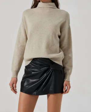 Adele Wool Sweater In Oatmeal