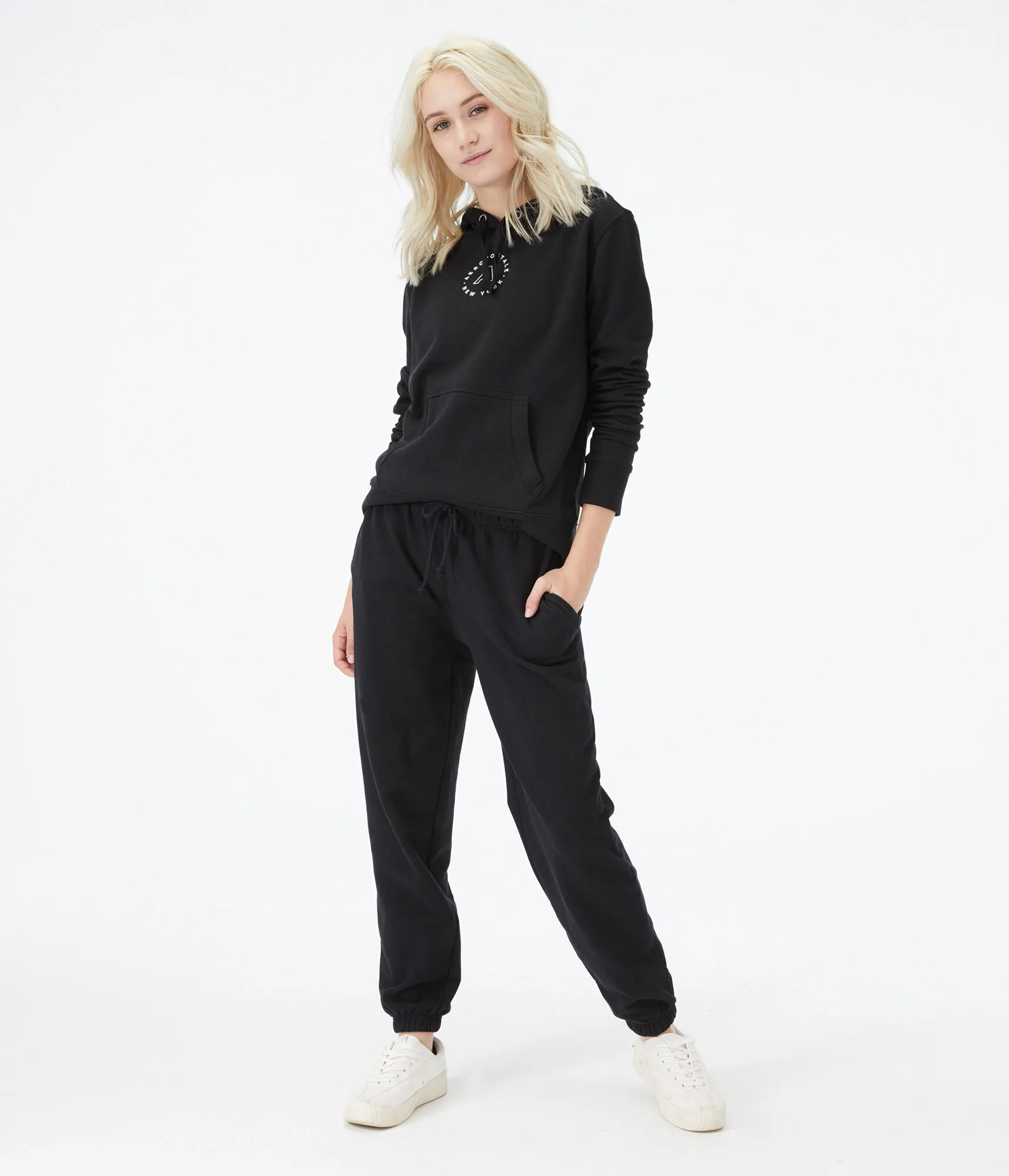 Aeropostale Women's Slouchy High-Rise Cinched Sweatpants