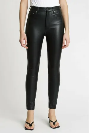 Aline Highrise Pants In Slate Black