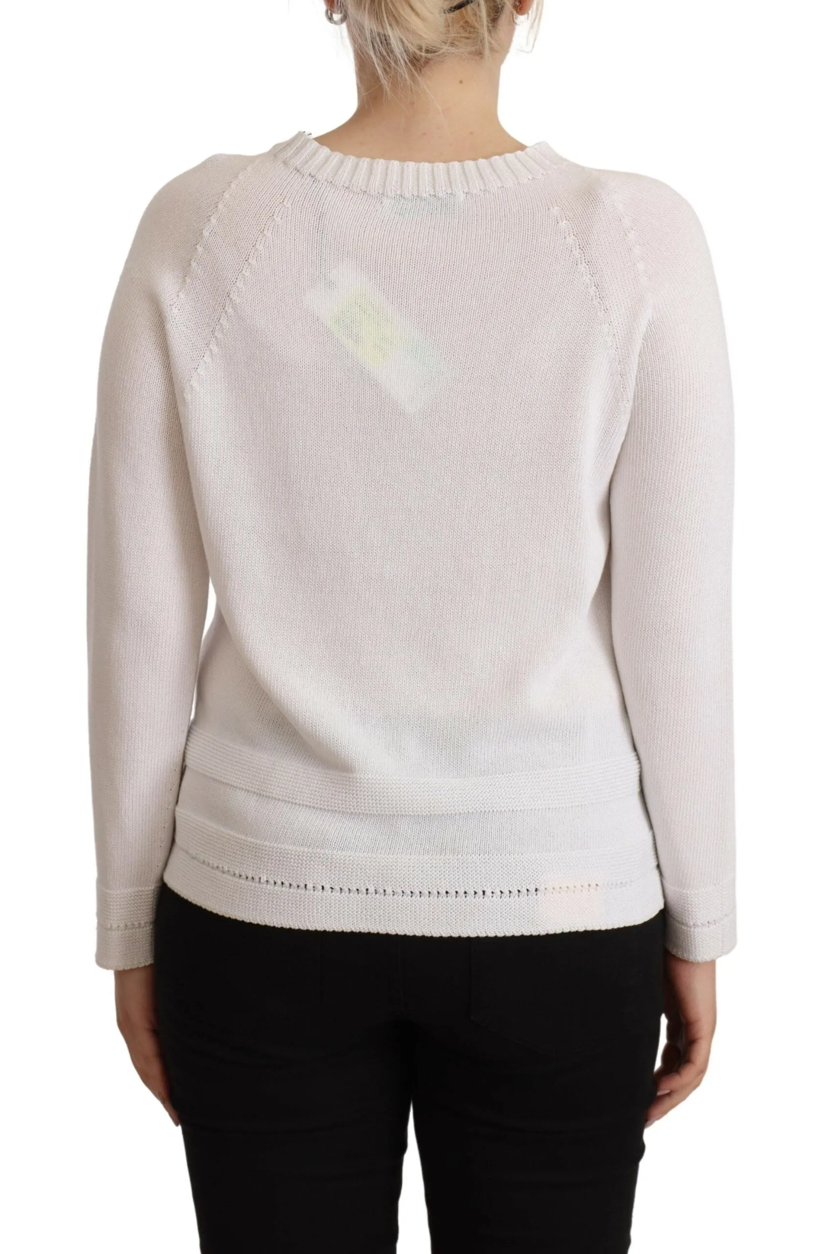 Alpha Studio Elegant Cotton Pullover Women's Sweater