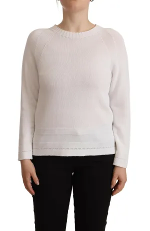 Alpha Studio Elegant Cotton Pullover Women's Sweater