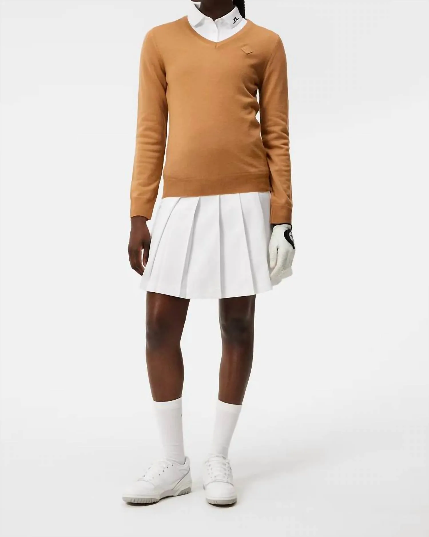 Amaya Knitted Sweater In Chipmunk