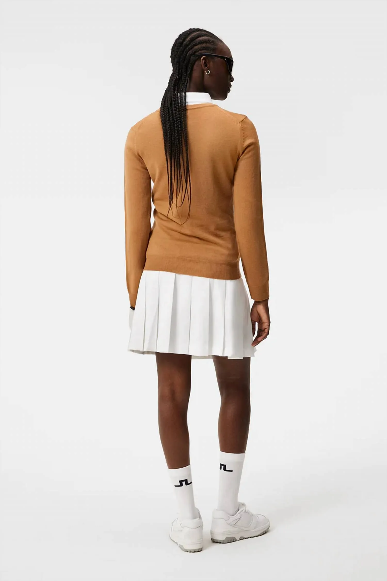Amaya Knitted Sweater In Chipmunk