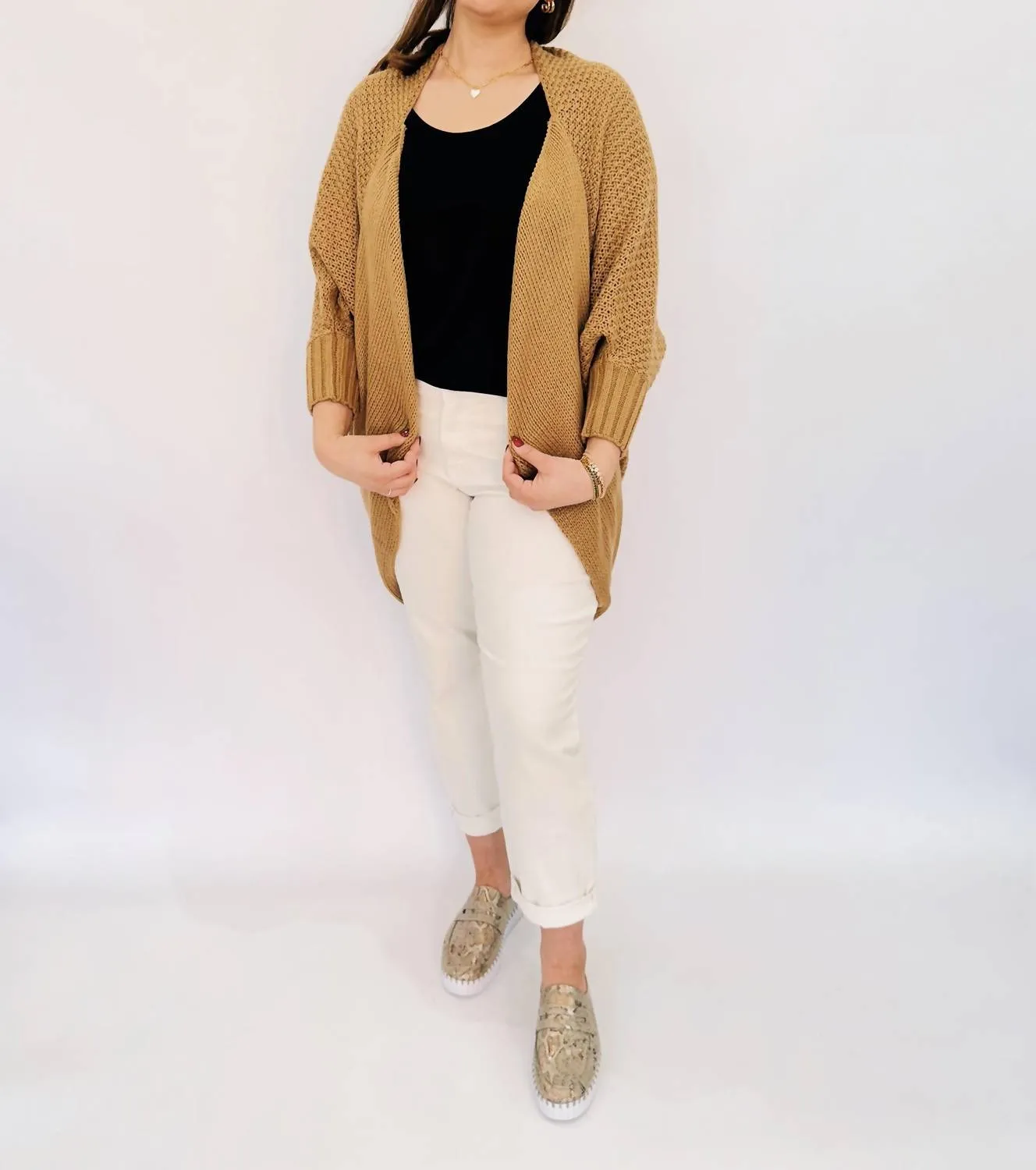 Amelia Cardigan In Light Brown