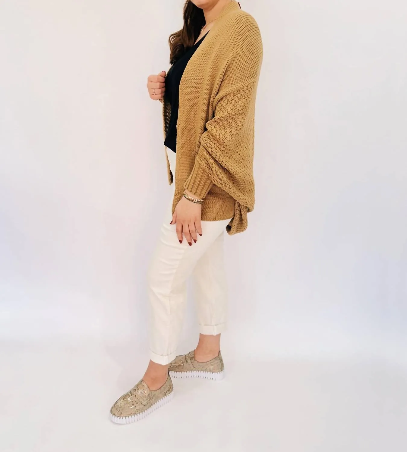 Amelia Cardigan In Light Brown