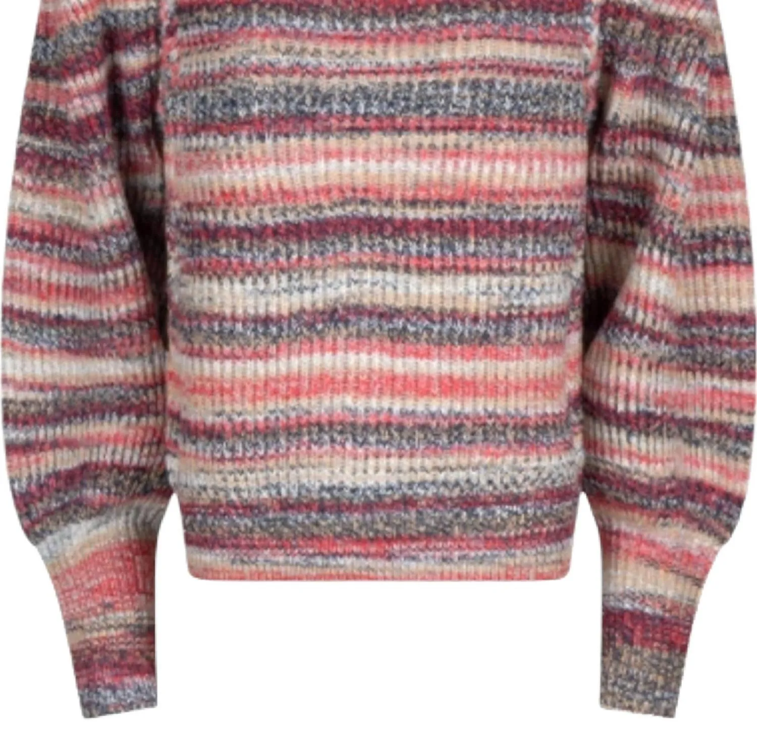 Andrea Sweater In Red Multi Color