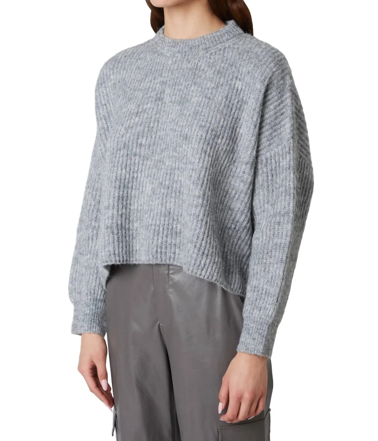 Ariana Sweater In Heather Grey