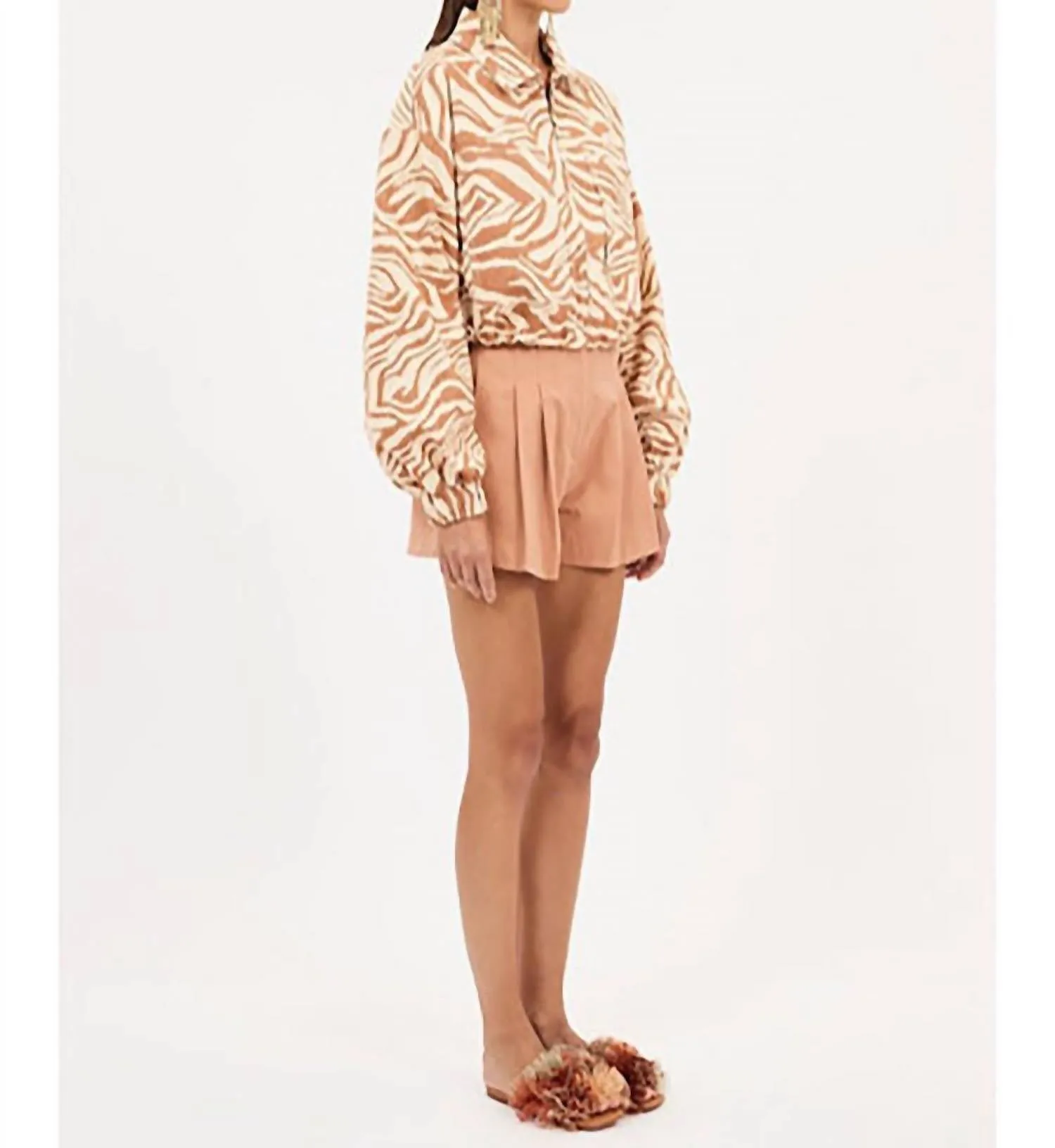 Ariele Jacket In Gazelle