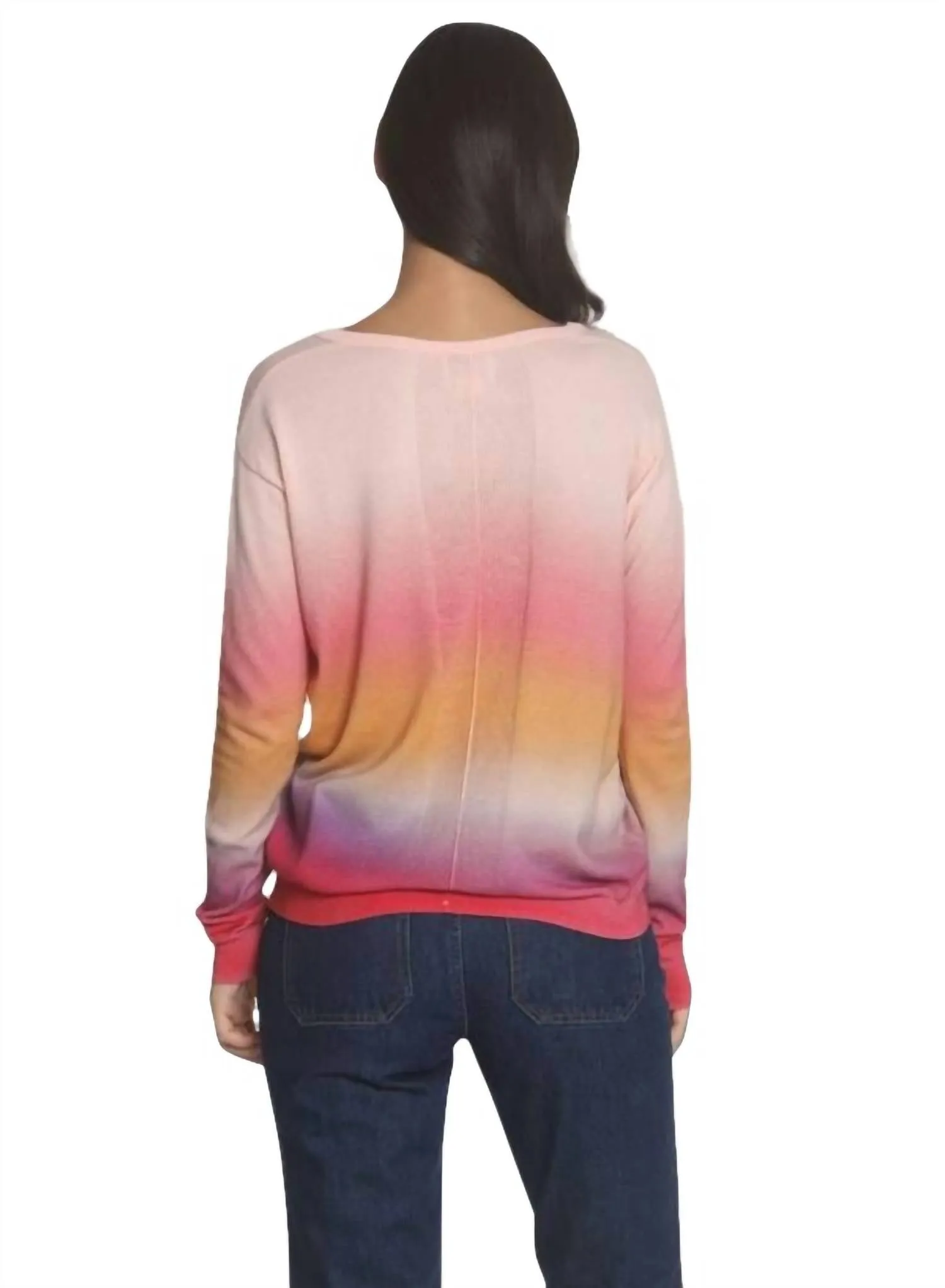 Bali Sunset Top In Pink Ombre