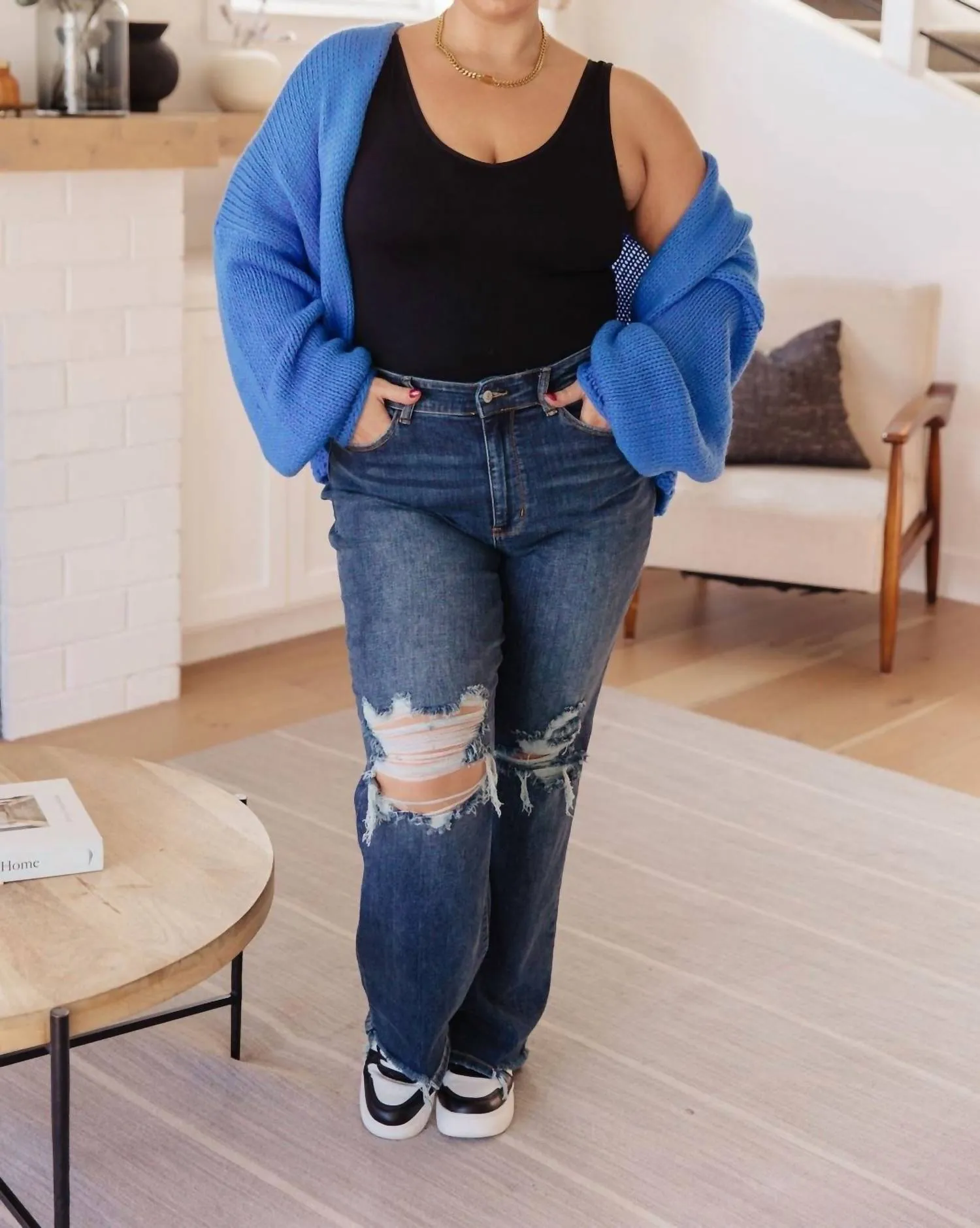 Best Regards Cardigan In Blue