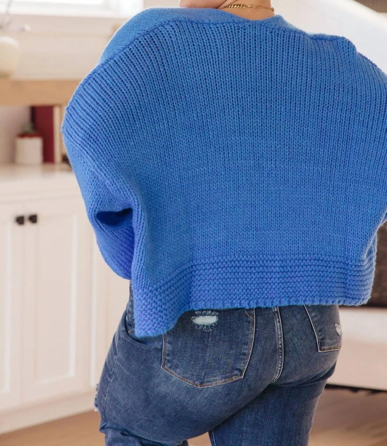 Best Regards Cardigan In Blue