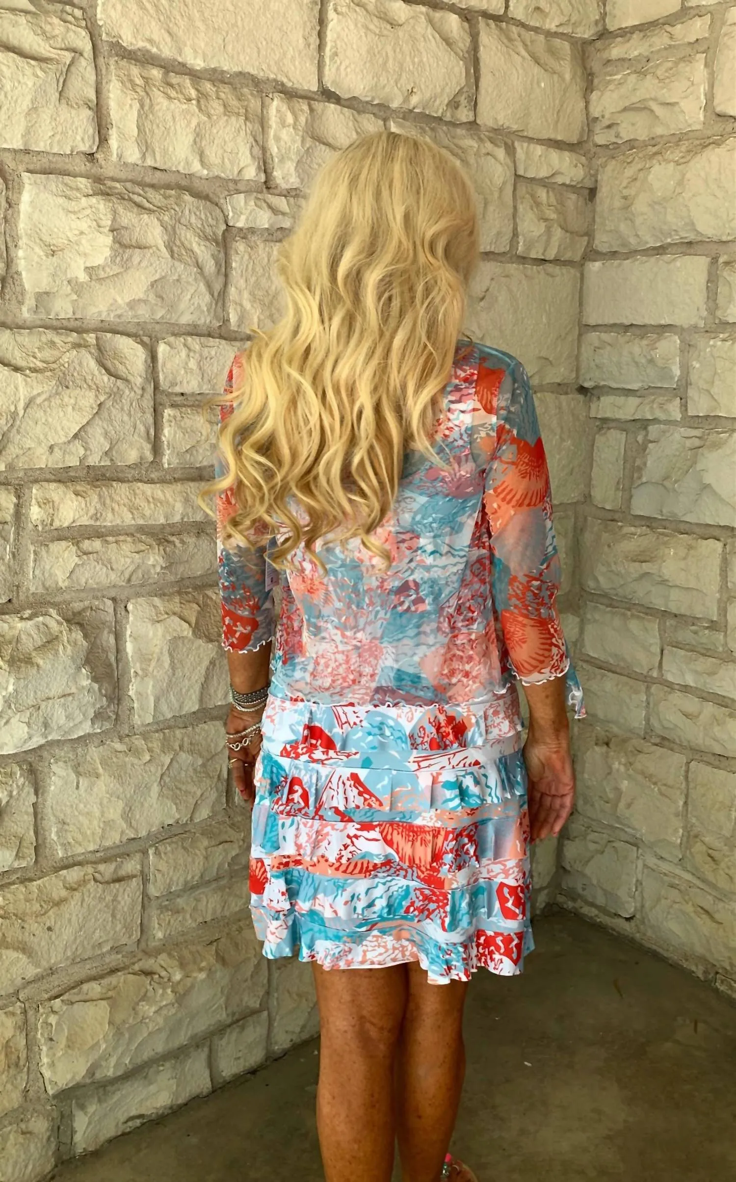 Bolero Jacket In Tropical Print
