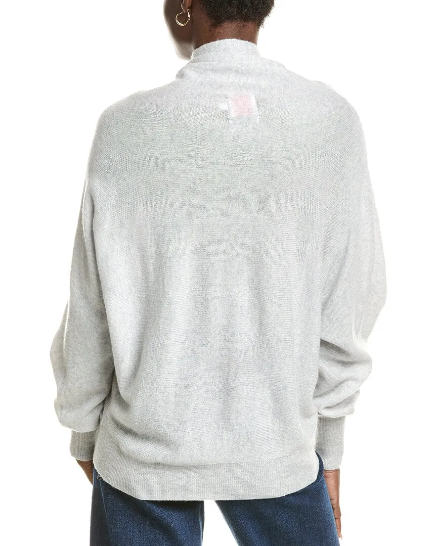 Brodie Cashmere Wool & Cashmere-Blend High Neck Slouchy Bat Jumper