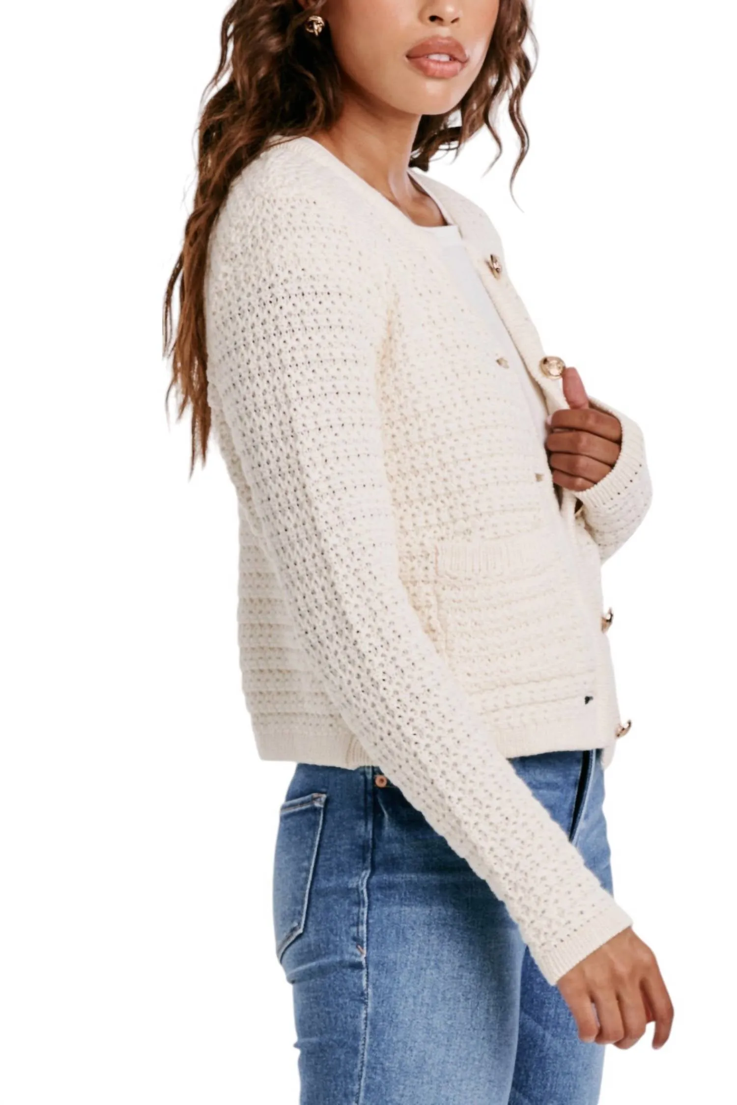 Cambria Sweater In Cream