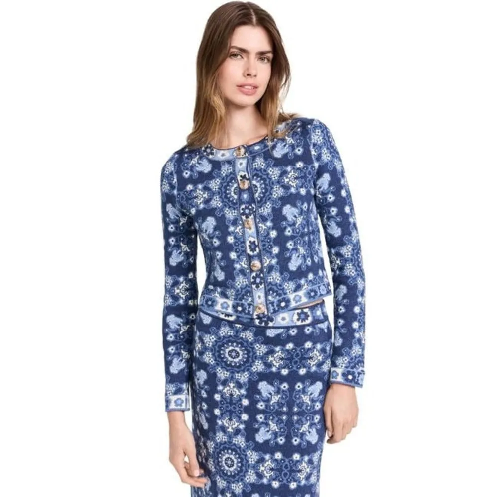 Cara Cara Women's Livi Jacket, Blue Rita Tile