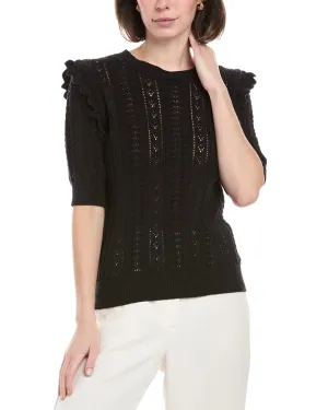 Catherine Malandrino Pointelle Sweater