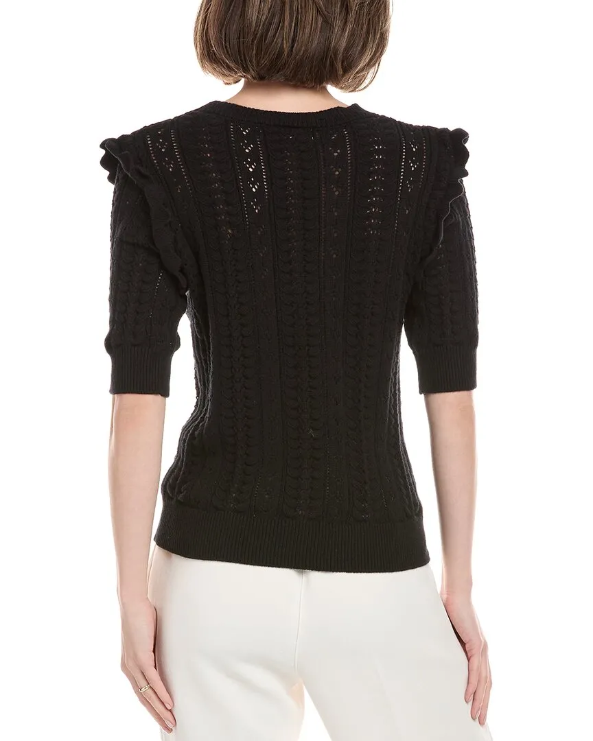 Catherine Malandrino Pointelle Sweater