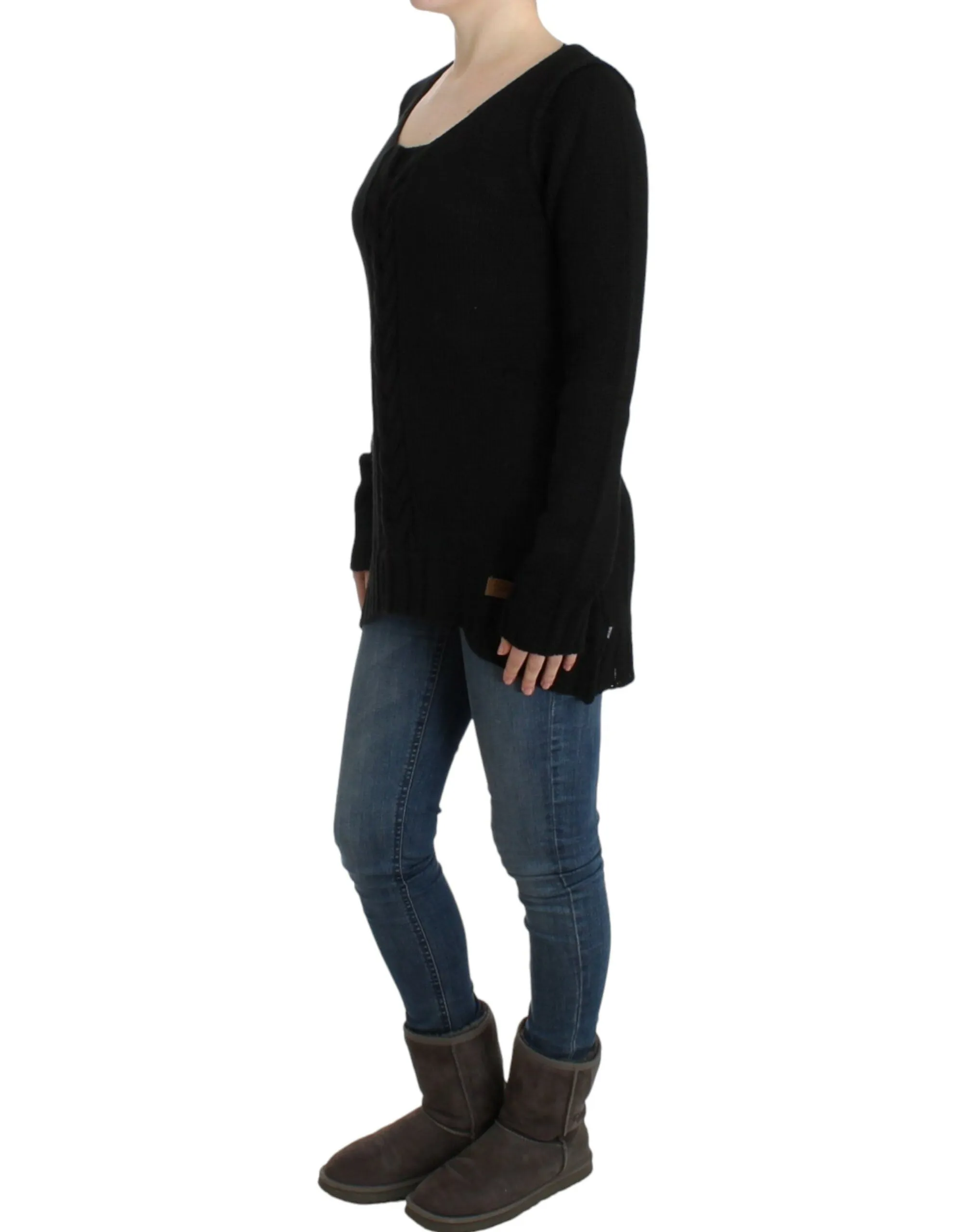 Cavalli Alluring Knitted Crew Neck Women's Sweater