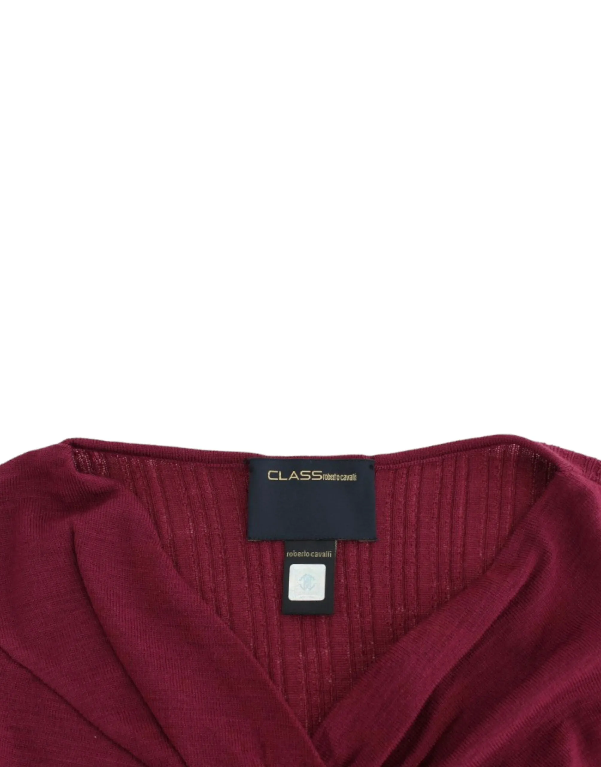 Cavalli Elegant Keyhole Wool Women's Sweater