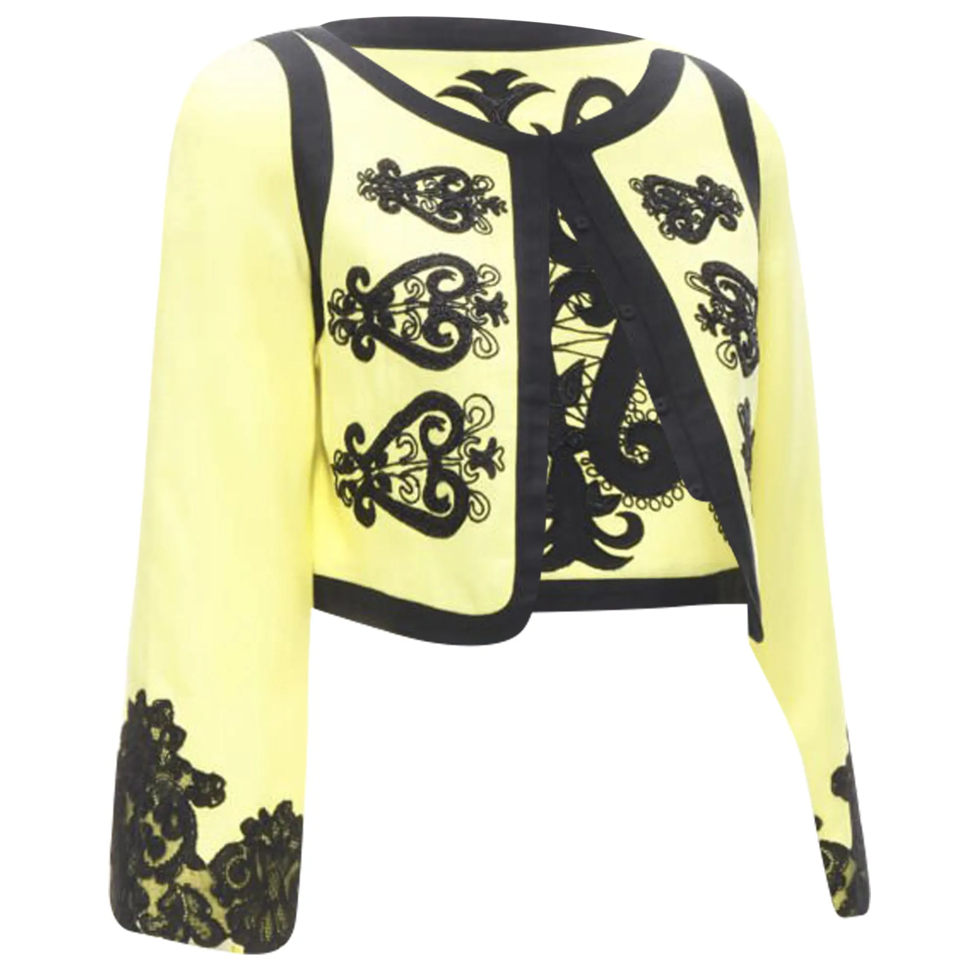 Christian Lacroix Matador embroidery cropped jacket