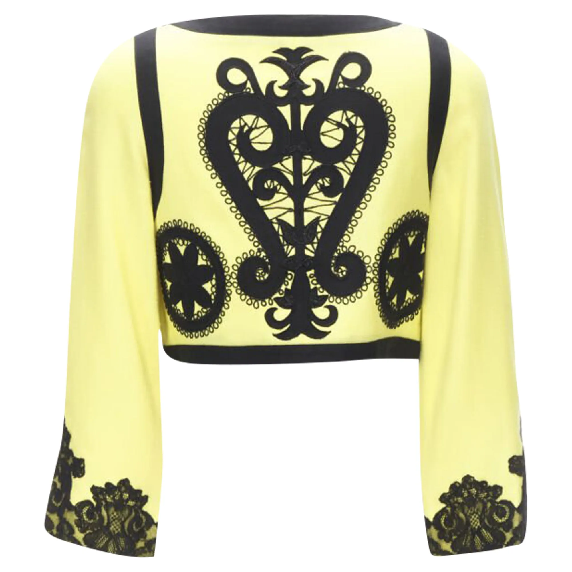 Christian Lacroix Matador embroidery cropped jacket