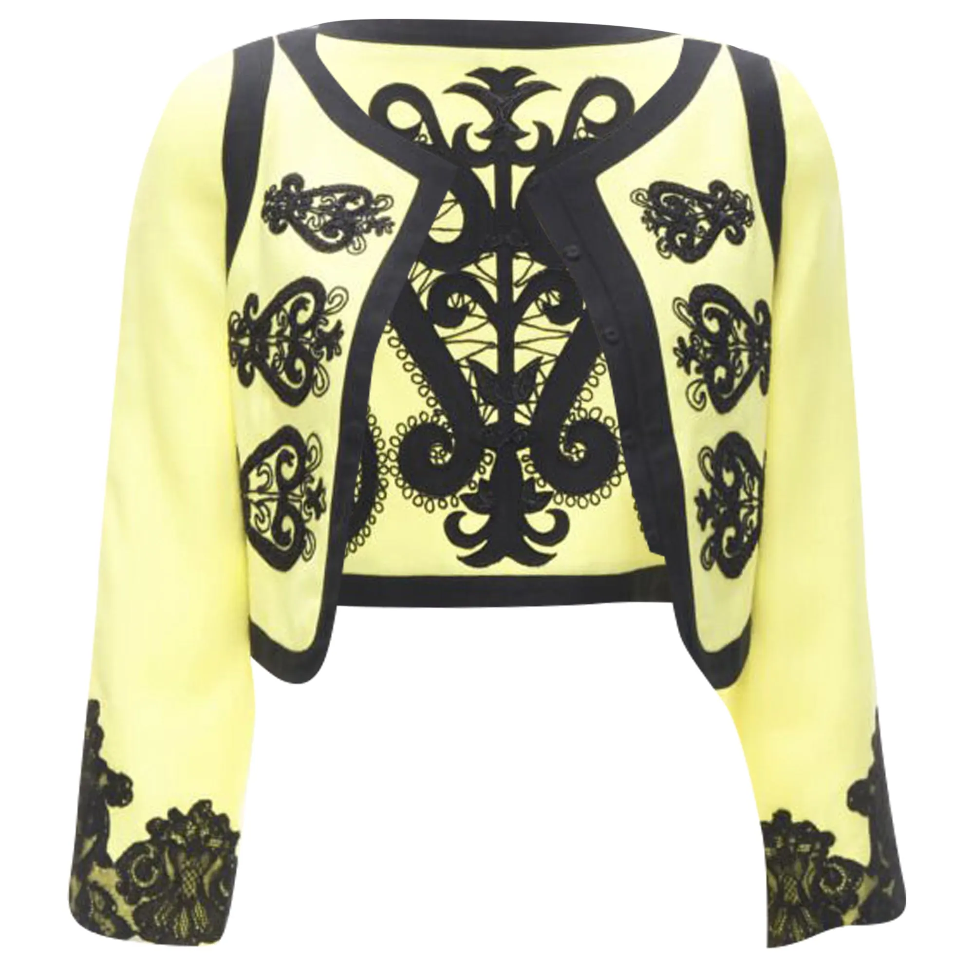 Christian Lacroix Matador embroidery cropped jacket