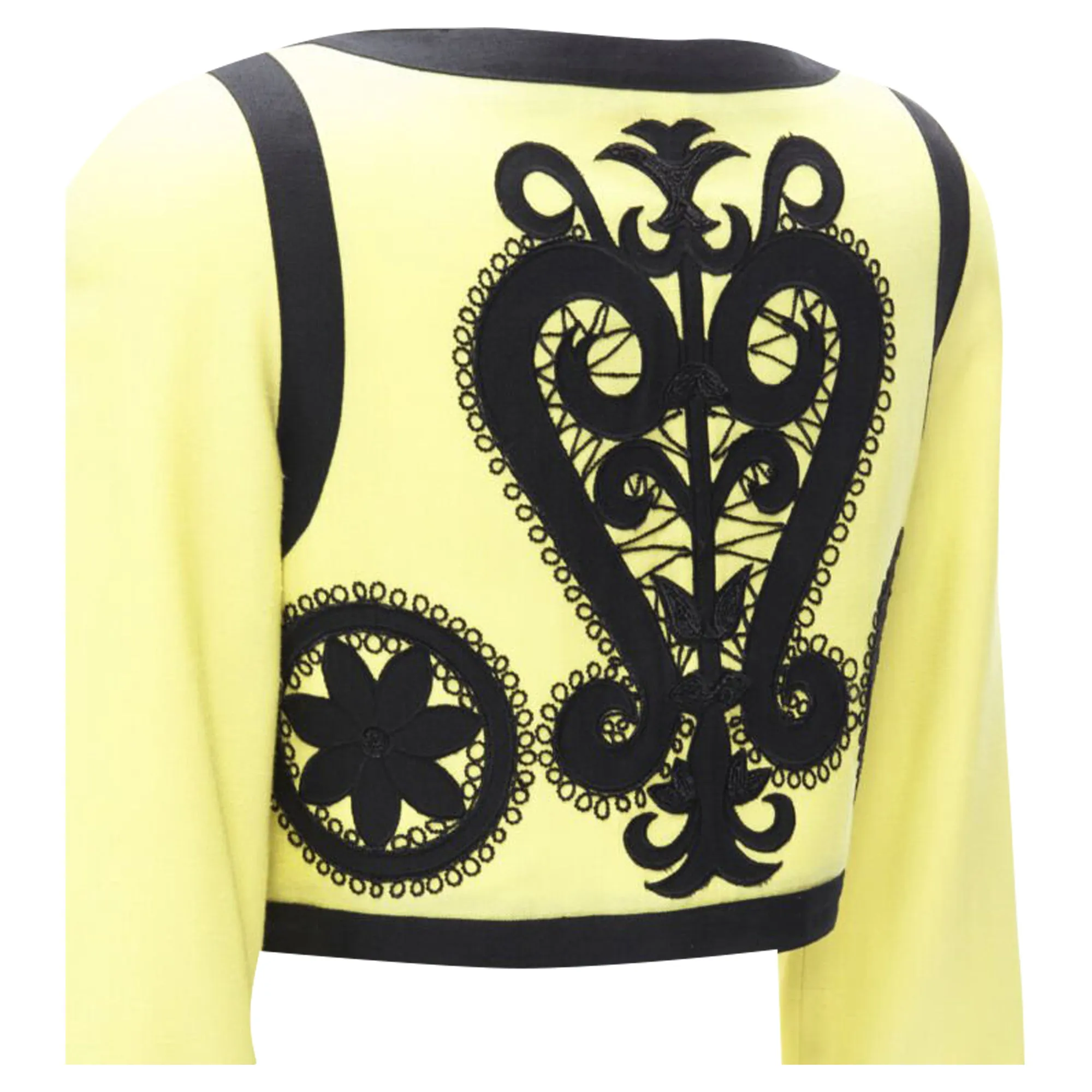 Christian Lacroix Matador embroidery cropped jacket