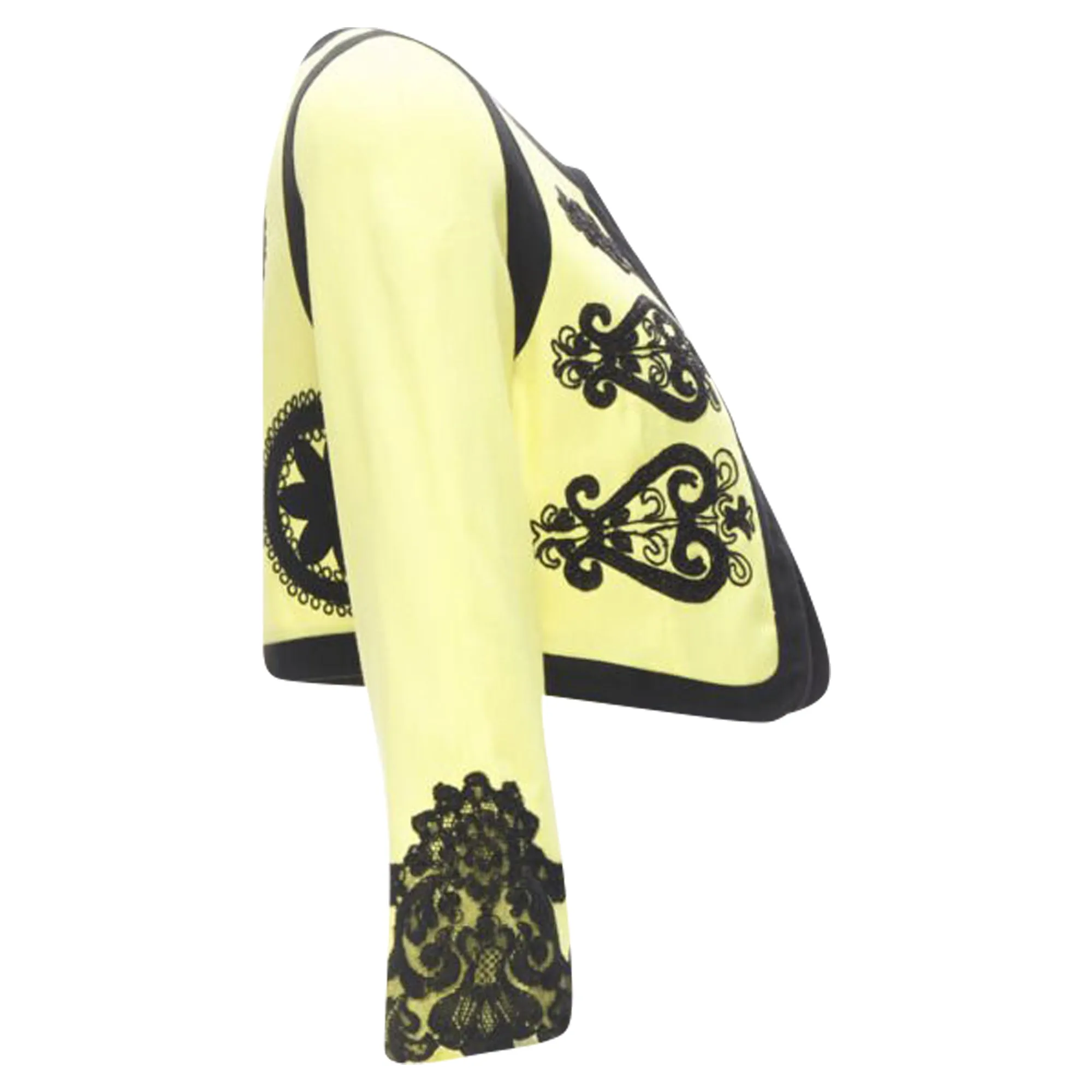 Christian Lacroix Matador embroidery cropped jacket