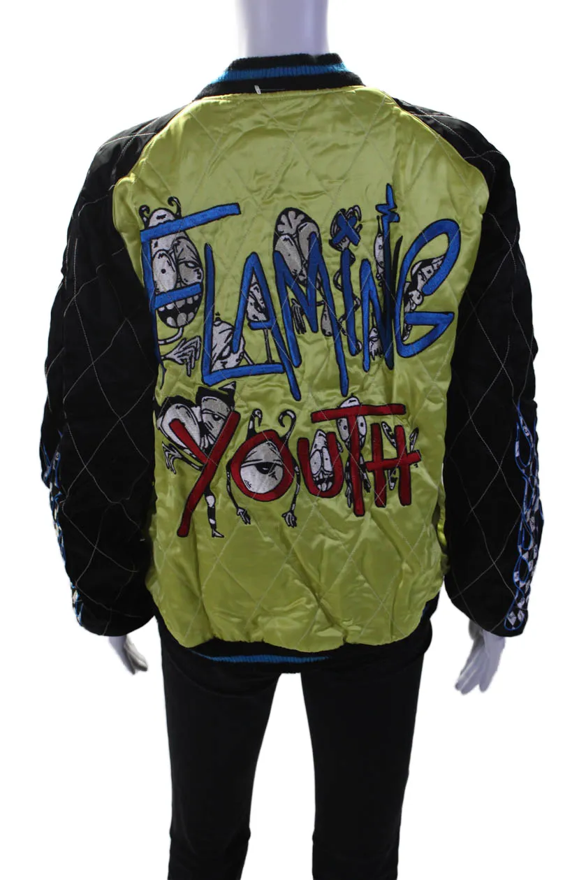 Chrome Hearts Matty Boy x Kosh & Co Reversible Souvenir Graphic Print Varsity Jacket XL