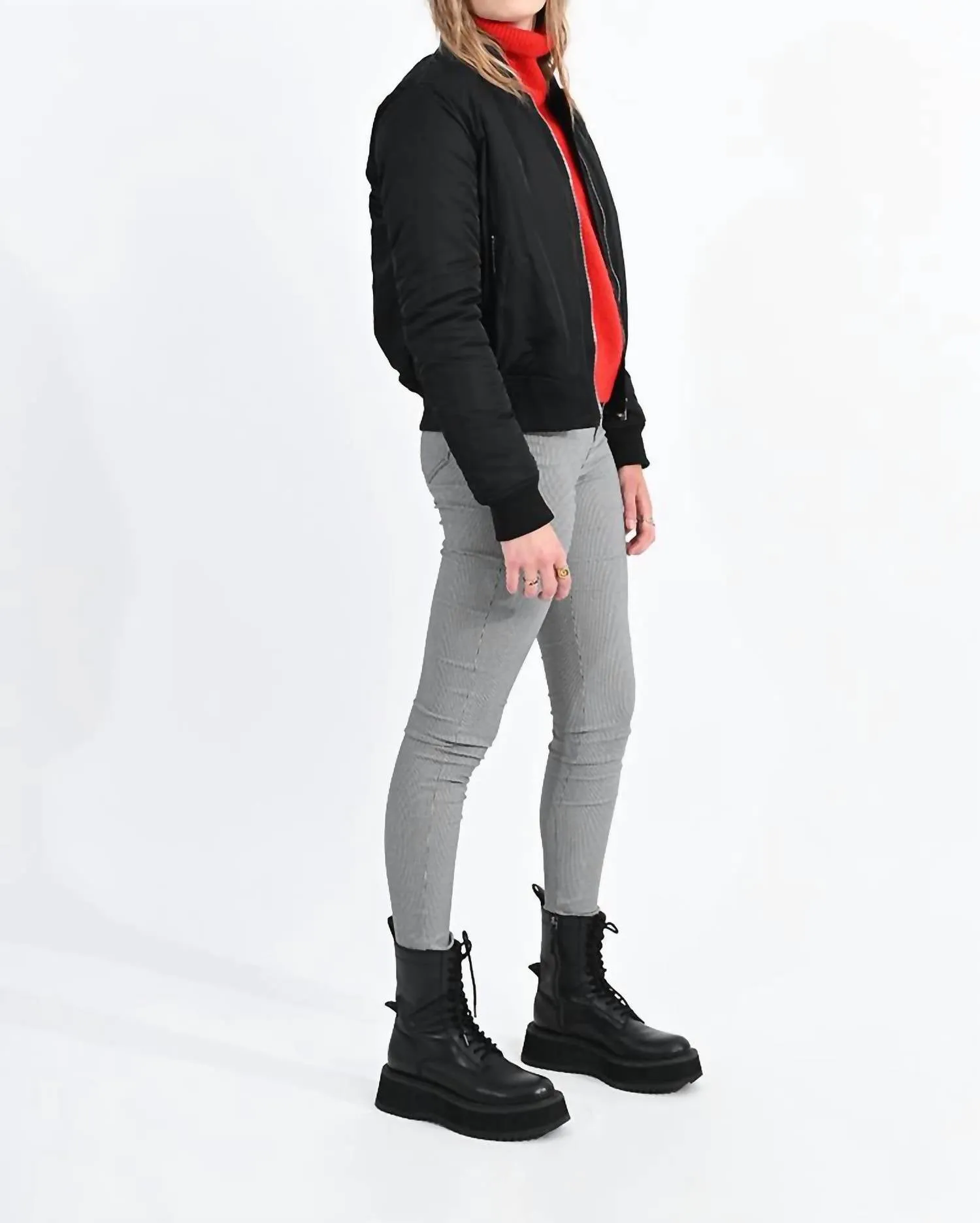 Classic Bomber Jacket In Black